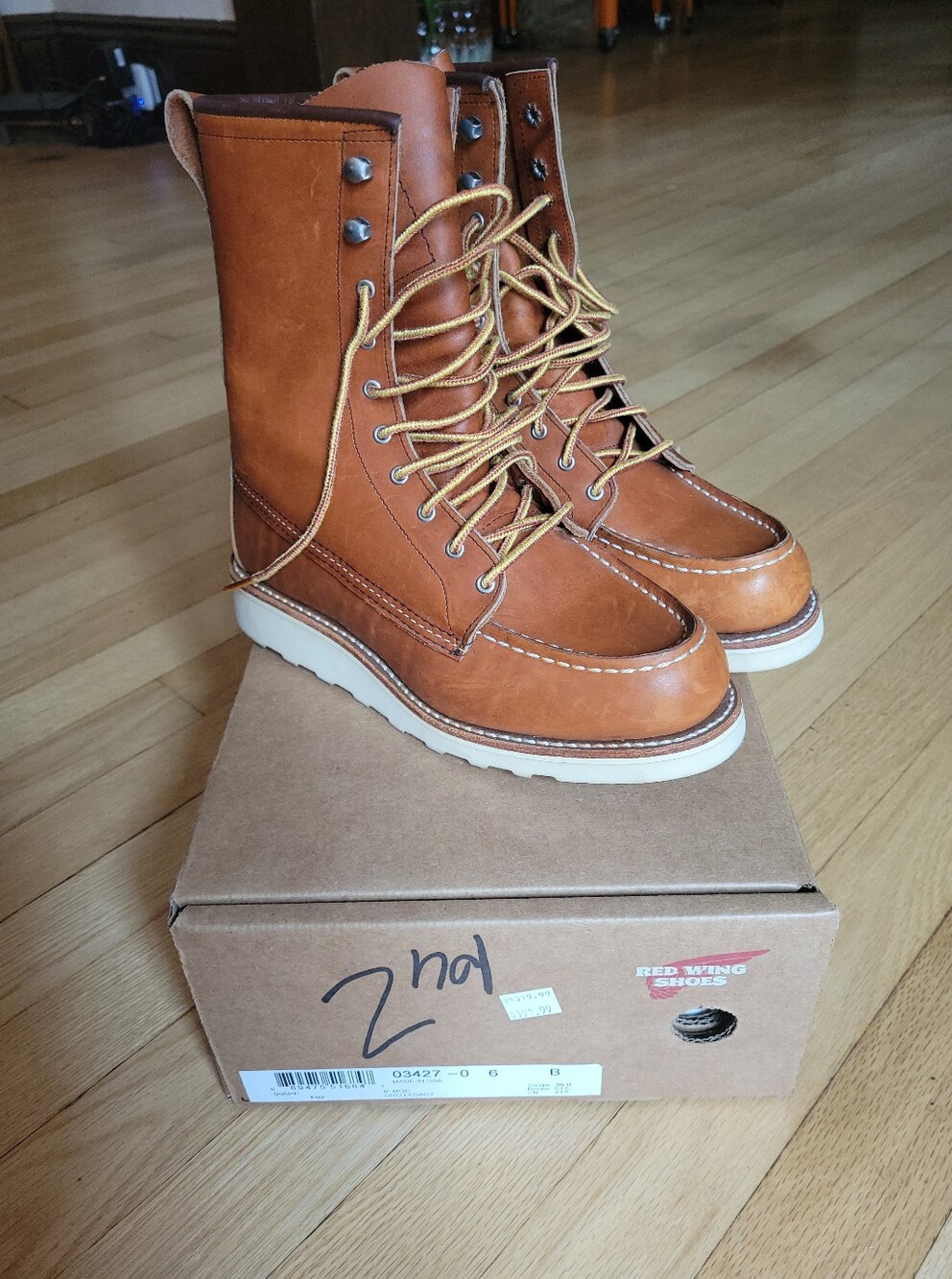 Red Wing 8" Moc Oro 6B